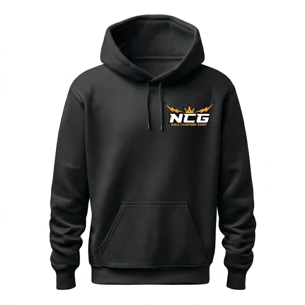 NCG Heavyweight Hoodie — Black